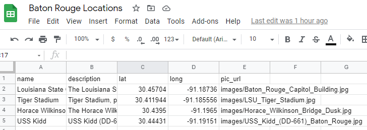 Google Sheet