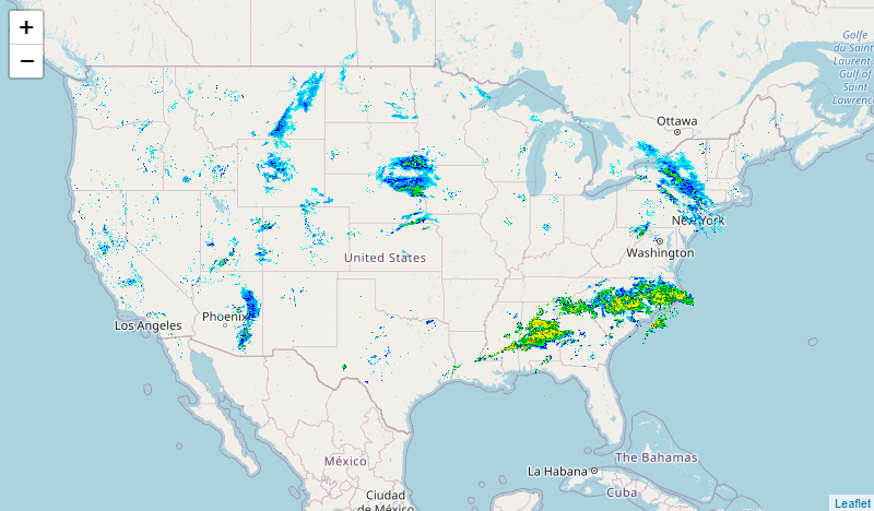 Leaflet radar layer